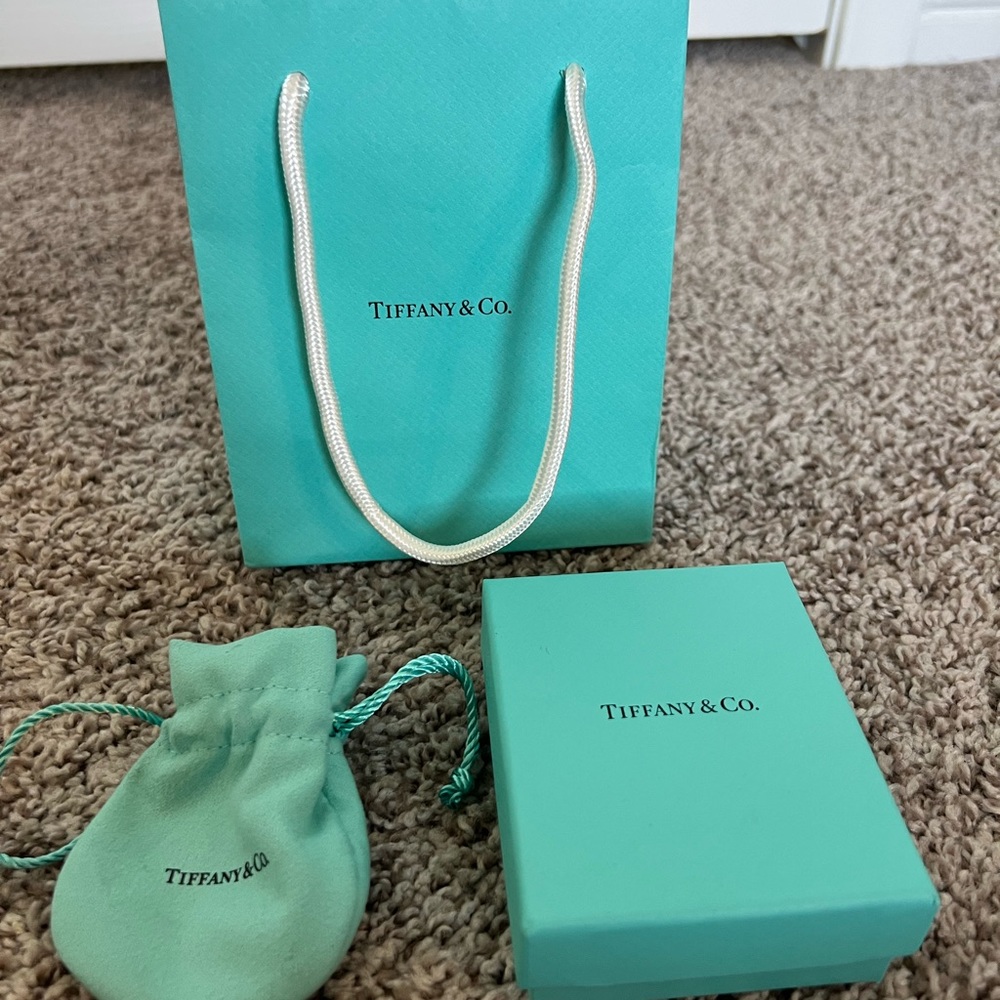 Authentic Tiffany & Co jewelry empty box